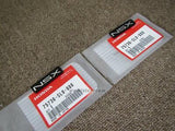 HONDA NSX NA1 NSX SIDE EMBLEM SET 75736-SL0-000 JDM SPARES WORLDWIDE SHIPPING!