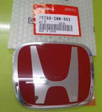 HONDA CIVIC TYPE R FD2 FRONT H EMBLEM 75700-SNW-003 GENUINE JDM PARTS DIRECT 2U