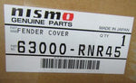 NISMO FENDER COVER SET 63000-RNR45 FOR NISSAN SKYLINE GT-R BNR34 RB26DETT JDM!