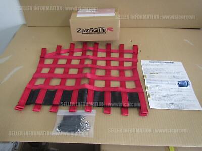 JDM! ZEROFIGHTER RACE CAR WINDOW SAFETY NET RED HONDA CIVIC TYPE R EK9 INTEGRA