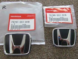 HONDA BEAT PP1 EMBLEM SET FRONT AND REAR 75700-SS1-010 USA ELIGIBLE IMPORTS 25!