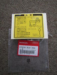 HONDA NSX NSX-R NA1 NA2 LABEL ABS CAUTION ACCUMULATOR PLATE 57079-SL0-000 PARTS!