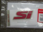 HONDA CIVIC 2 DOOR 1999-2000 EMBLEM REAR (SI) 75723-S02-A11ZB ORIGINAL JDM PARTS