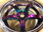 ONE X1 WORK EMOTION T5R 2P WHEEL 18X9.5J +0 5H PCD 114.3 A DISK ARK COLOR alloy
