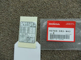 HONDA CIVIC EG6 EG9 LABEL, TIRE PRESSURE 42760-SR3-N43 genuine Japan spare parts