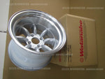 RS WATANABE EIGHT SPOKE R-TYPE WHEEL X1pc 15x10.5JJ PCD 114.3 4H SILVER METALLIC