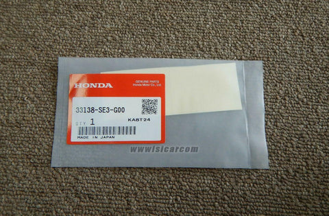 HONDA NSX 1999 LABEL, RETRACTABLE CAUTION 33138-SE3-G00