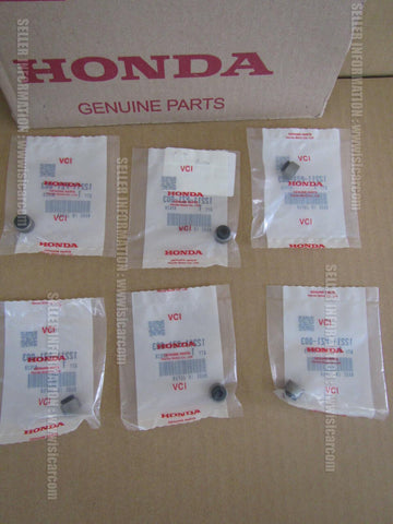 HONDA BEAT PP1 SEAL B VALVE STEM SET X6 pcs 12211-PZ1-003 exhaust valve imports