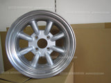 RS WATANABE EIGHT SPOKE R-TYPE WHEEL X1pc 15x8JJ PCD 114.3 4H SILVER METALLIC