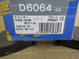 KASHIYAMA MITSUBISHI CANTER TRUCK FB30B FB328 FRONT BRAKE PAD SET D6064-02
