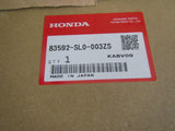 HONDA NSX NA1 COVER ASSY. L. DOOR INSIDE HANDLE NH188L BLACK 83592-SL0-003ZS