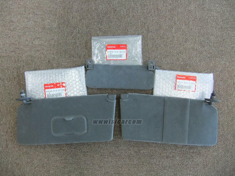 HONDA RHD NSX NSX-R NA1 SUN VISOR SET OF X3 HALF BLACK NH84L 83230-SL0-013ZC