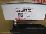 DAIHATSU ATRAI7 S221 S231 FRONT BRAKE PAD KIT (2000 - 2004) 04491-97507-000 jdm