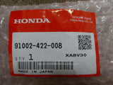 HONDA XR600R 1999 TRANSMISSION BEARING RADIAL BALL (5205A) 91002-422-008 genuine