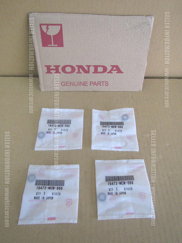 HONDA CBR1000RR 2004-2016 SEAL RING, INJECTOR X4pc 16472-MCW-000 cheaper parts
