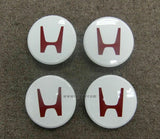 HONDA CIVIC TYPE R EK9 CAP ASSY WHEEL CENTER SET X4p CHAMP. WHITE  44732-SL0-J70