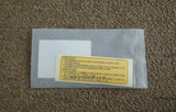 HONDA NSX 1999 LABEL, RETRACTABLE CAUTION 33138-SE3-G00