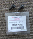 MITSUBISHI EVO 5 6 CP9A SCREW FR BUMPER WASHER 6X20 SET OF X2 MS452348 GENUINE