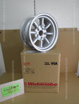 RS WATANABE EIGHT SPOKE R-TYPE WHEEL X1 PC 16X8JJ PCD 114.3 5H SILVER METALLIC
