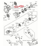 KAWASAKI NINJA ZX-6R 2014 GEAR-SPUR STARTER SIDE 59051-0094 Repuesto Original