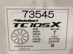 WEDS WEDSSPORT TC105X WHEEL 18X10J H5 114.3 +25 EJ-TITAN jdm alloy wheels direct