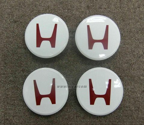 HONDA NSX NA1 CAP ASSY. WHEEL CENTER (CHAMPIONSHIP WHITE) SET X4 44732-SL0-J70