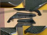CARBON DOUBLE CANARDS SET FR BUMPER for NISSAN SKYLINE GT-R BNR34 GTR-R34-D01