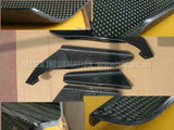 CARBON DOUBLE CANARDS SET FR BUMPER for NISSAN SKYLINE GT-R BNR34 GTR-R34-D01