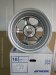 WORK MEISTER WHEEL S1 3P 18X9.5J +11 5H PCD114.3 SILVER RIM AND BLACK