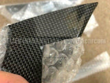 CARBON DOUBLE CANARDS SET FR BUMPER for MITSUBISHI LANCER EVO CP9A TOMMI MAKINEN