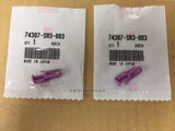 HONDA CIVIC EG3 EG6 EG8 EG9 CLIP ROOF MOLDING SET X2pc 74307-SR3-003 deep purple