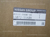 NISSAN LEAF ZE1 GRILLE (FRONT) 62072-5SK0B ev car parts cheaper direct Japan diy