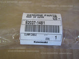 KAWASAKI KDX220R 03-05 KDX200 83-06 CLAMP,CABLE 92037-1481