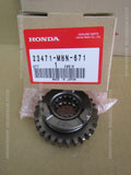HONDA XR650R RE01 2000-2007 GEAR COUNTERSHAFT FOURTH (28T) 23471-MBN-671 tranny