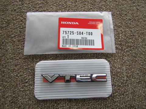 HONDA HR-V GH4 VTEC REAR EMBLEM 75725-S04-T00 GENUINE JDM PARTS sticky tape