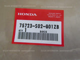 HONDA CIVIC COUPE VTI-R 2000 STICKER, RR. (VTI-R) *TYPEVB* 75723-S02-Q01ZB auto