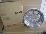 RS WATANABE EIGHT SPOKE R-TYPE WHEEL X1 PC 16X8JJ PCD 114.3 4H SILVER METALLIC