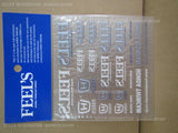 FEEL'S TWINCAM STICKER SET HONDA FEEL'S TWINCAM LOGO MINI geunine JDM parts 4U!