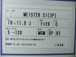 ONE WORK MEISTER WHEEL S1 3P 19X11J F+29 5P PCD120 MGM COLOR pour la voiture