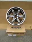 RAYS TE37SL WHEEL 18X10 1/2J H5 PCD 114.3 PRESSED GRAPHYTE alloy wheel new Japan
