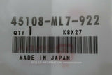 HONDA STEED NV400C NC26 SPRING, PAD (NISSIN) 45108-ML7-922