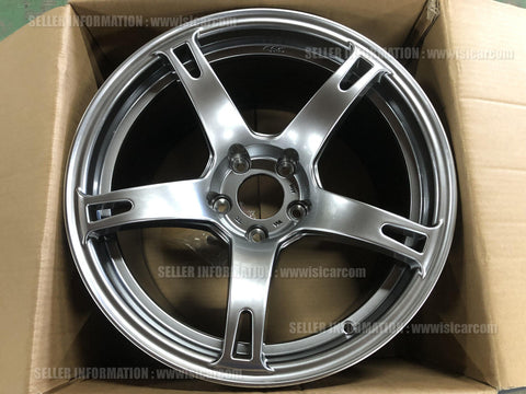CST CERO-1 HYPER V2 WHEEL 17X9.5 +12 5X114.3 M-SILVER COLOR alloy wheel rolling