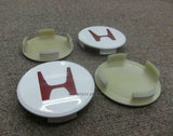 HONDA NSX NA1 CAP ASSY. WHEEL CENTER (CHAMPIONSHIP WHITE) SET X4 44732-SL0-J70