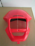 HONDA XR100 XR50 MOTARD VISOR SET FRONT WL R292R EXTREME RED 61300-KTK-620ZA jdm