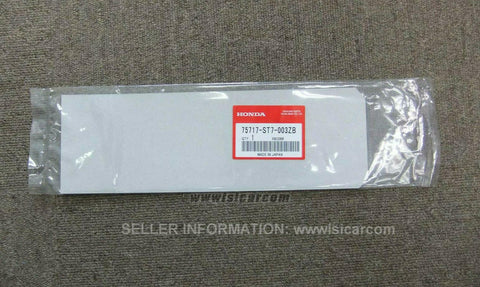 HONDA INTEGRA TYPE R 4D DB8 STICKER RR. (DOHC VTEC) TYPEVG 75717-ST7-003ZB jdm!