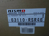 NISMO FRONT FENDER SET FOR NISMO R34GT Z-TUNE AERO SET 63110-RSR46-01 parts!