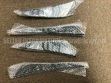 CARBON DOUBLE CANARDS SET FR BUMPER for MITSUBISHI LANCER EVO CP9A TOMMI MAKINEN