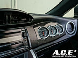 AUTO CRAFT EVOLUTION TRIPLE METER PANEL LHD FOR TOYOTA 86 GT SUBARU BRZ FR-S FRP