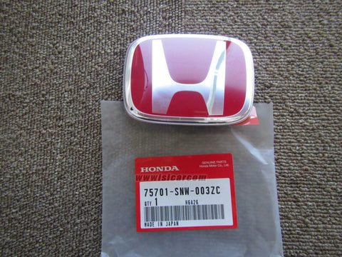 HONDA CIVIC FD1 EMBLEM REAR 75701-SNW-003ZC GENUINE JDM PARTS DIRECT 2U JAPAN