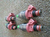 MITSUBISHI LANCER EVO 7 8 9 CT9A EVOLUTION-MR CT9W FUEL INJECTOR SET x4 MD348478